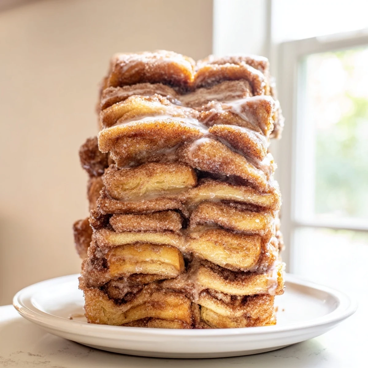 Irresistibly soft cinnamon sugar pull-apart bread, perfect for sharing with a cozy coffee.