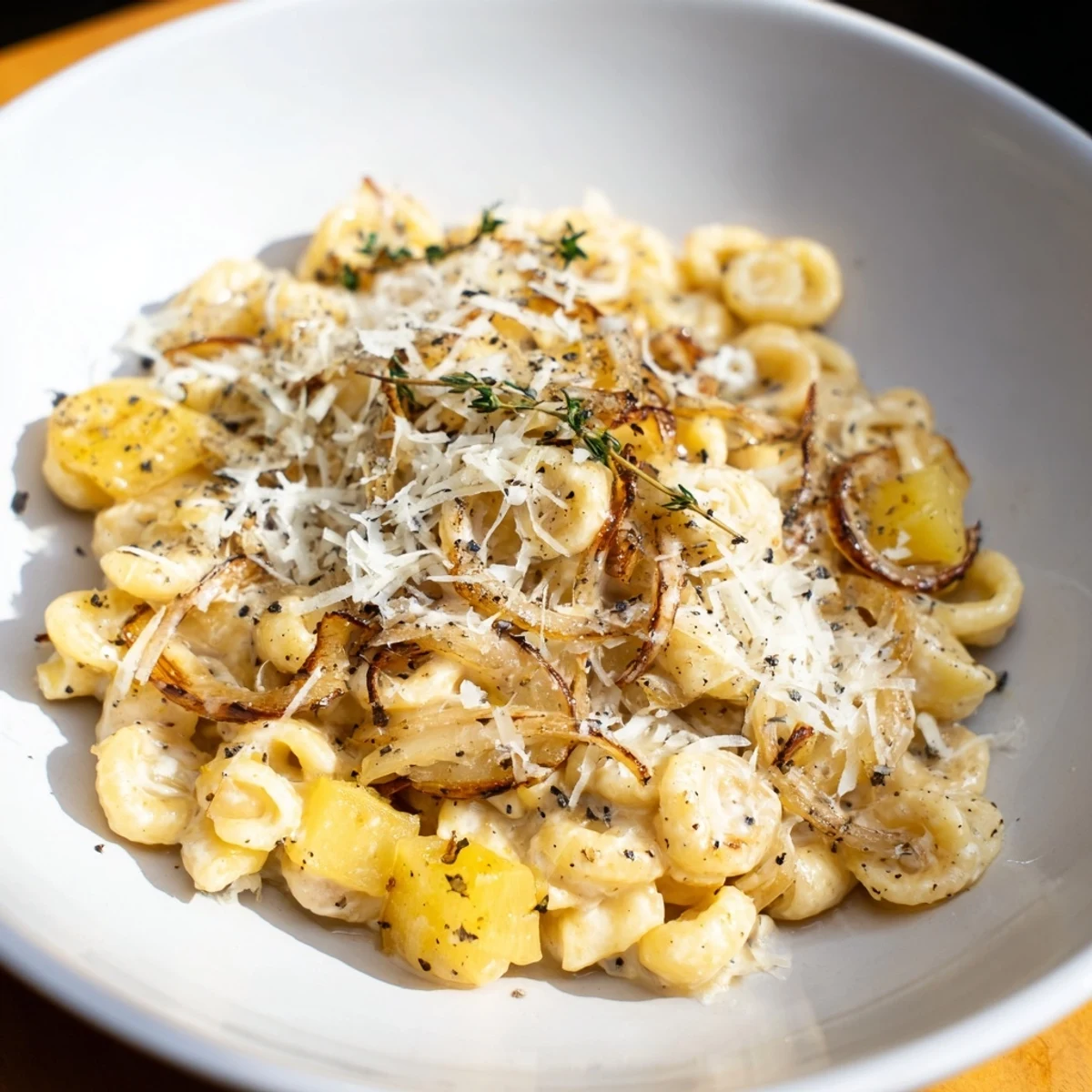 Creamy French Onion Ditalini