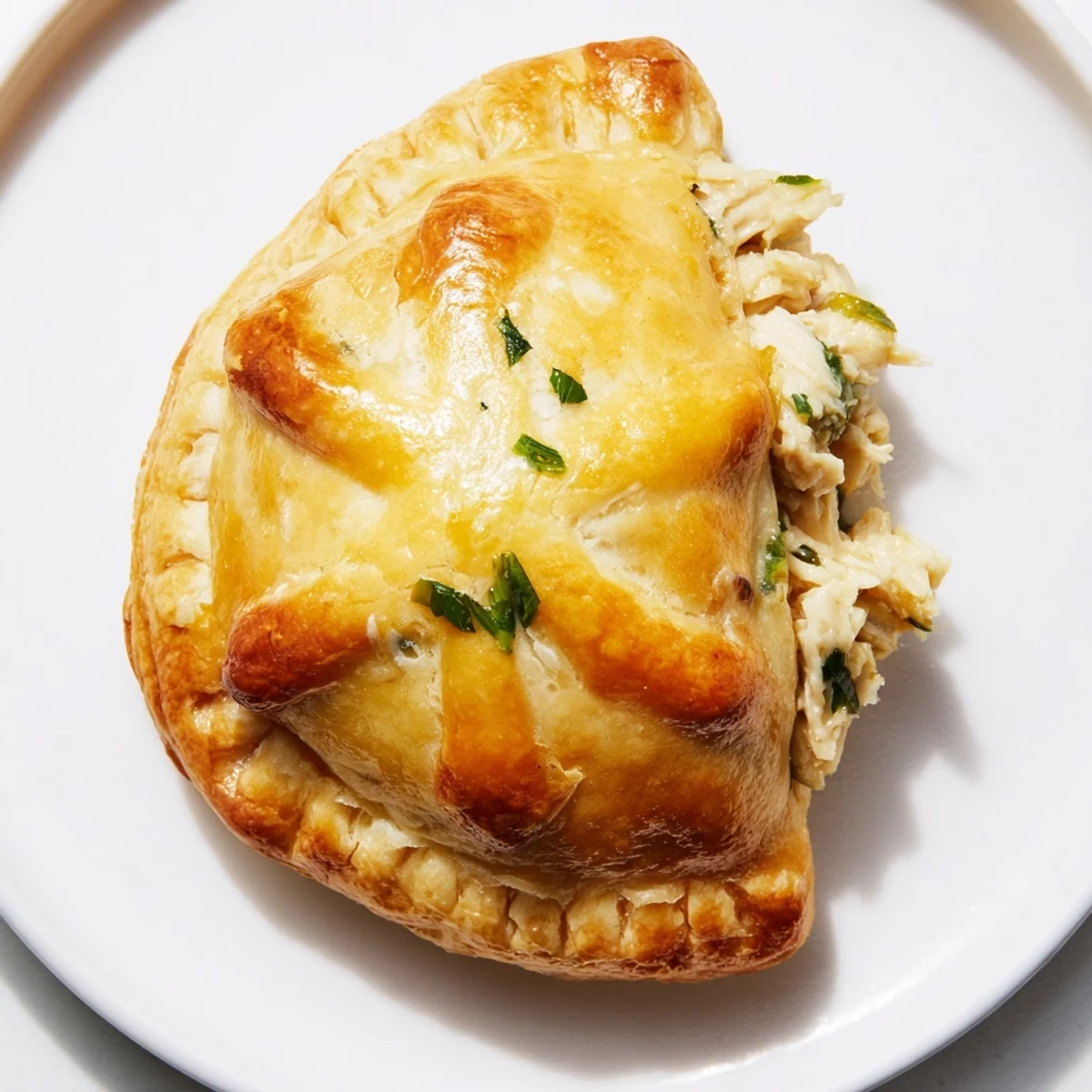 Bite into a warm Chicken Piccata Mini Hand Pie; flaky pastry gives way to tangy chicken filling.