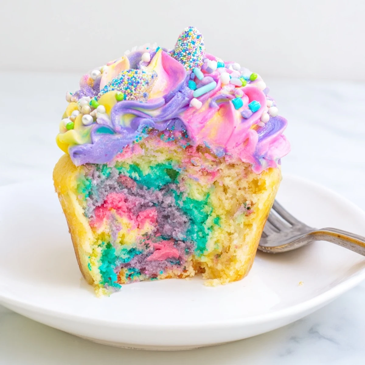 Celebrate with this fantastical Magical Unicorn Dessert Table, full of sprinkles and meringue kisses.