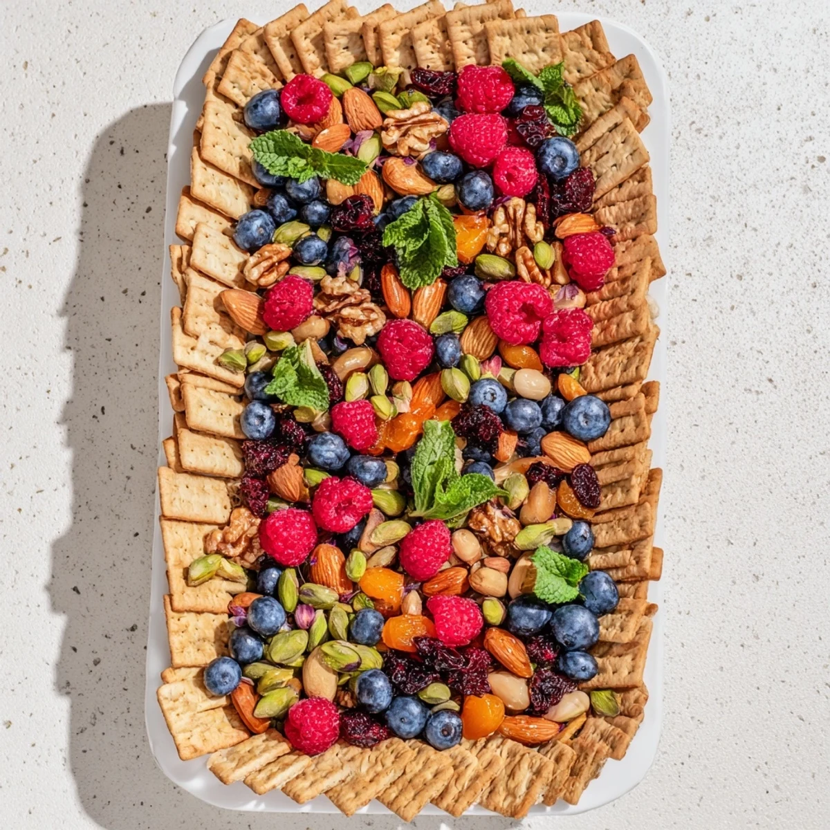 Whimsical Picket Fence Platter