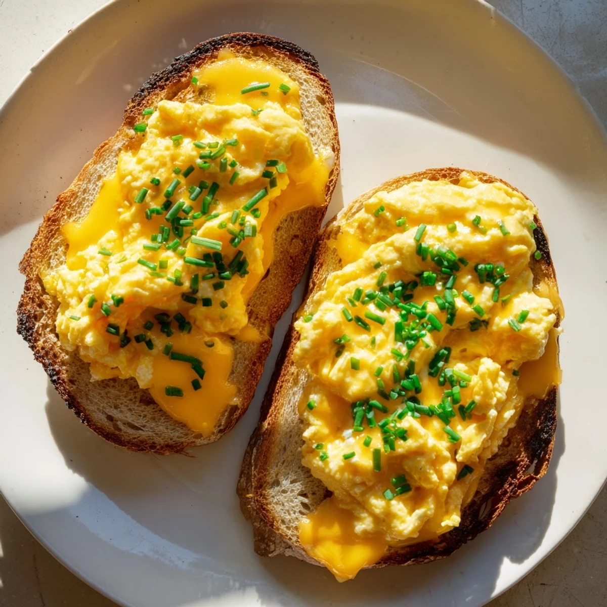 Golden-brown One-Pan Egg Breakfast Sandwich with melted cheese, a quick and delicious breakfast on the go.