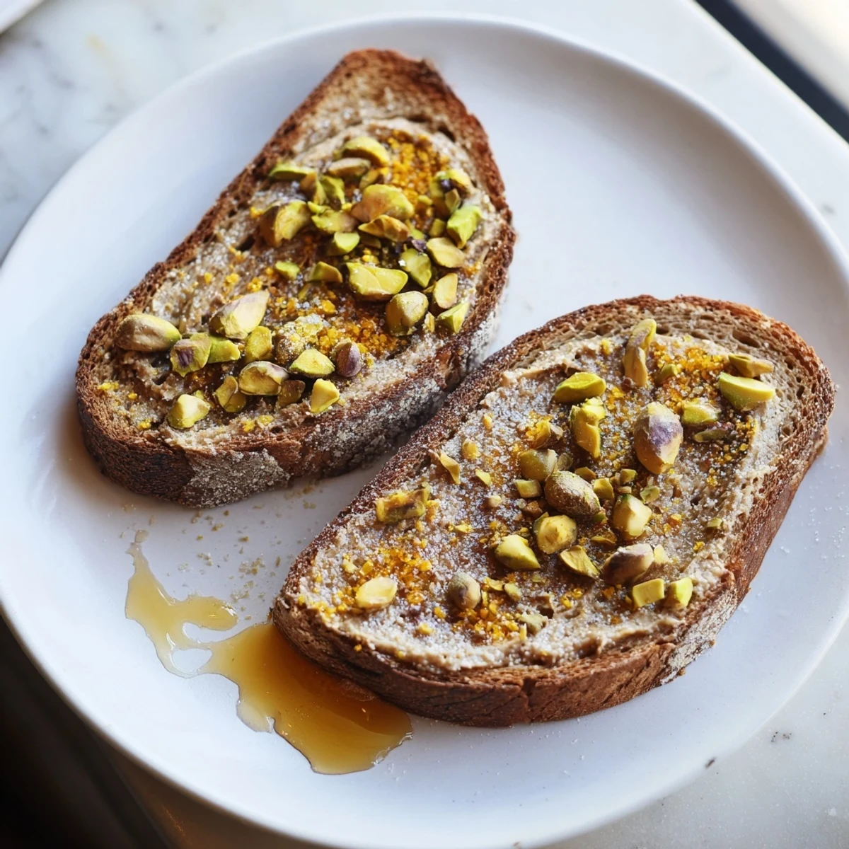 Pistachio Butter Toast