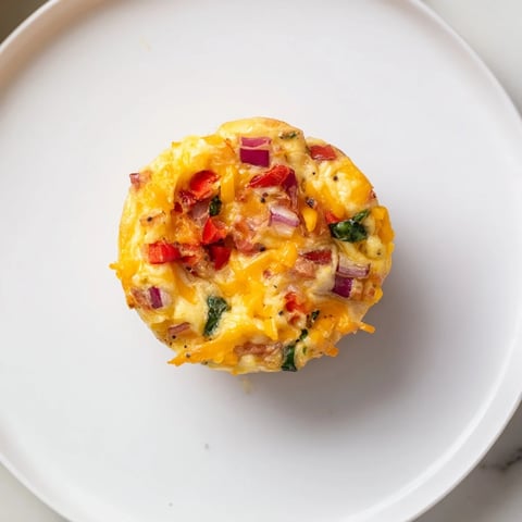 Golden and cheesy Easy Christmas Morning Egg Muffins fresh from the oven, perfect for holiday mornings.