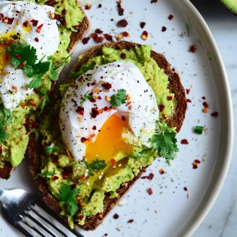 Avocado Toast Poached Egg
