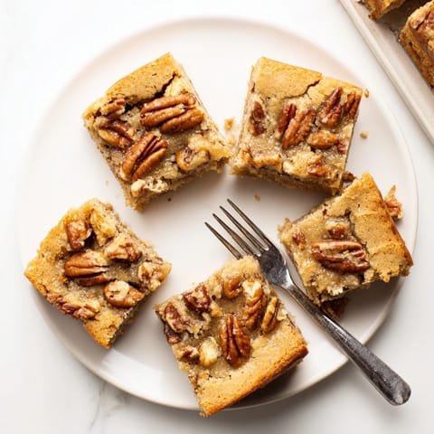 Maple Pecan Blondies
