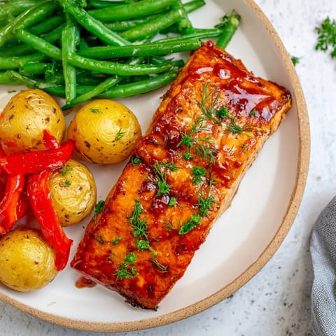 Lemon Herb Salmon Potatoes