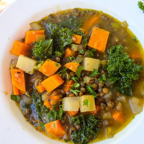 Winter Vegetable Lentil Soup