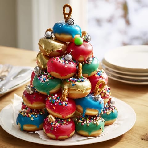 Donut Stack Christmas Ornament