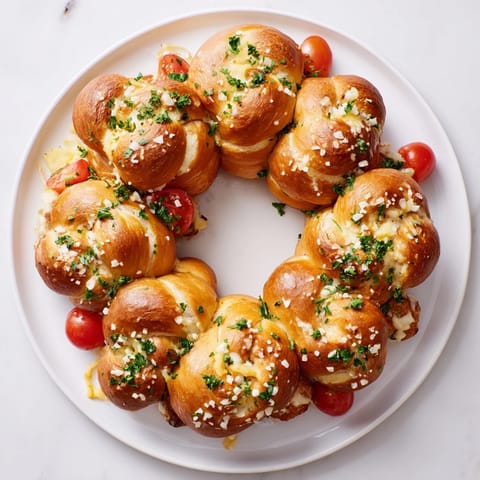 Pretzel Joy Wreath Appetizer