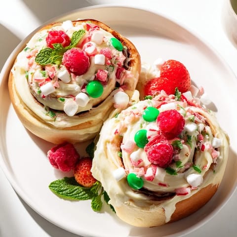 North Pole Cinnamon Rolls