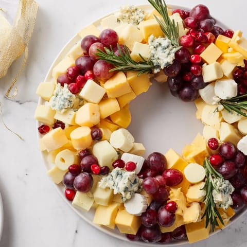 Holiday Wreath Cheese Display