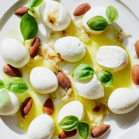 Polished Pebble Cheese Almonds