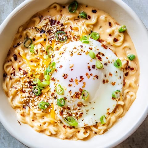 Instant Cheese Ramen Bowl