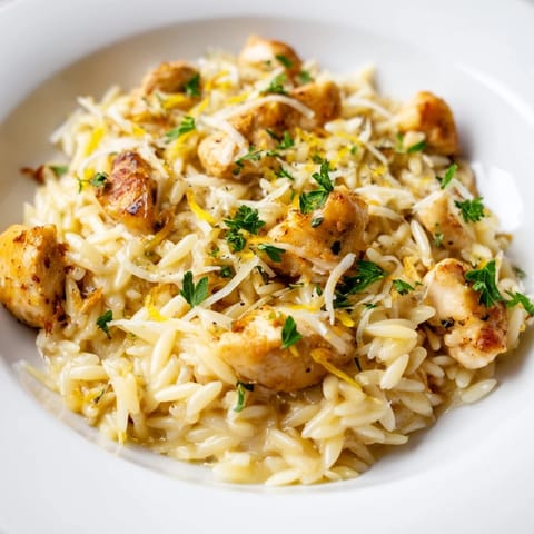 Creamy Lemon Chicken Orzo