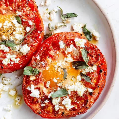 Tomato Feta Baked Eggs