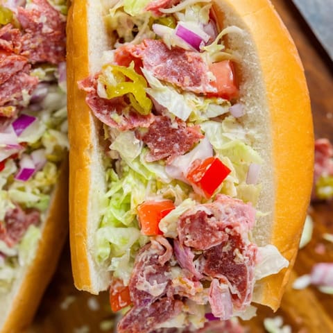 Chopped Italian Grinder Sandwich