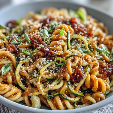 Healthy Easy Zucchini Noodle Stir-Fry