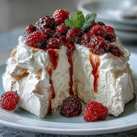 Mothers Day Pavlova Mixed Berries