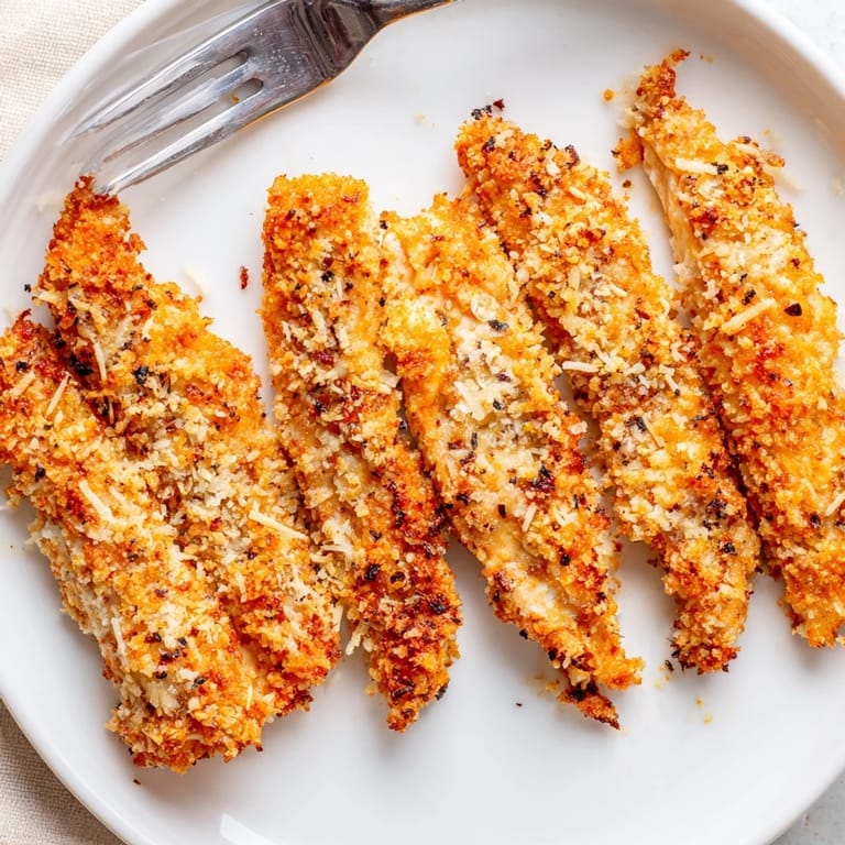 Enjoy mouthwatering Crispy Baked Chicken Tenders, baked to perfection for a healthier treat.