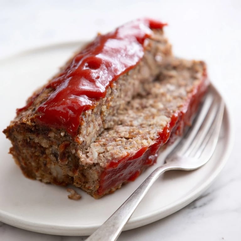 This savory, four-ingredient Effortless Stove Top Stuffing Meatloaf boasts a flavorful, comforting aroma.