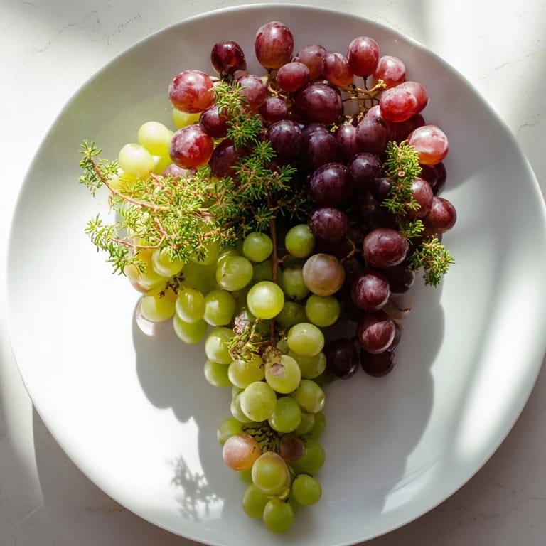 This eye-catching Vineyard Grape Cluster appetizer: perfect for your next wine tasting, looking divine.