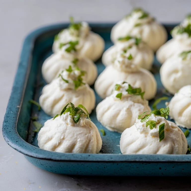 A close-up shot of the elegant Stormy Sea appetizer, ready to serve and enjoy tonight.