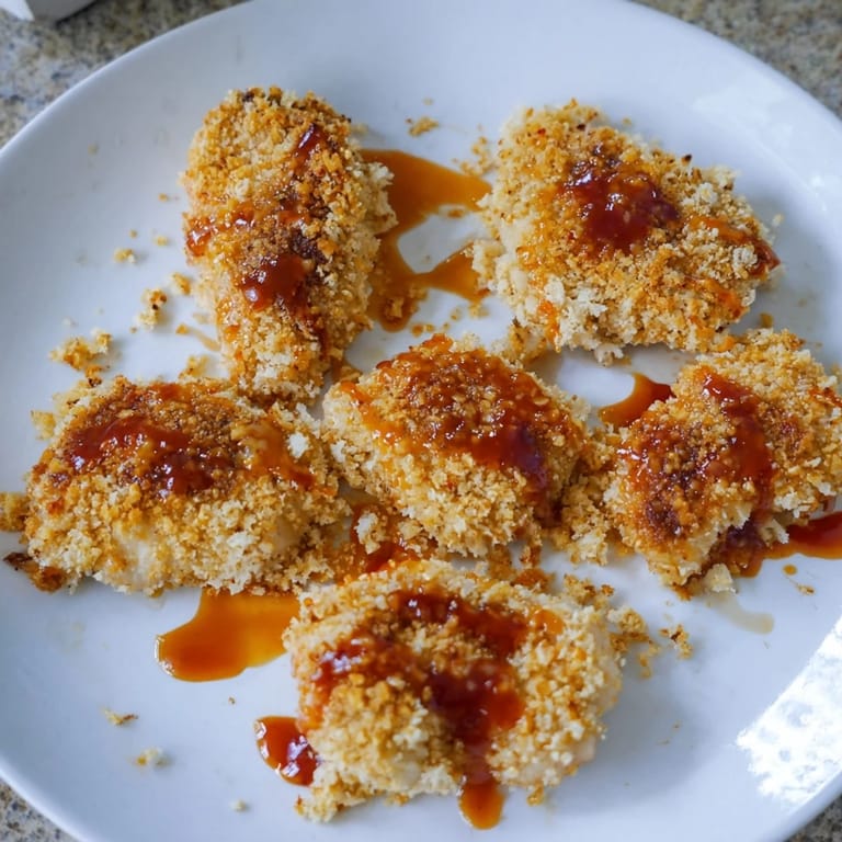 Imagine the crunch of breaded, golden Hot Honey Crispy Chicken Thighs drizzled with a fiery honey sauce.