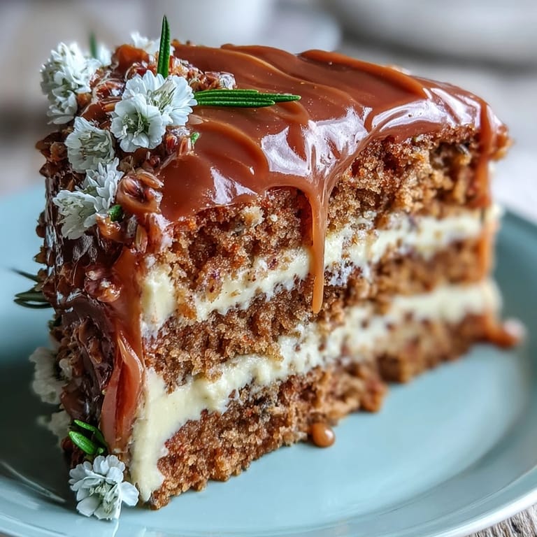 Beautifully decorated Taurus Cake featuring layered butterscotch and muted floral frosting.