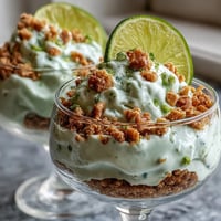 Lemon mousse cups with shortbread crumble, a creamy citrus dessert with buttery golden topping.  